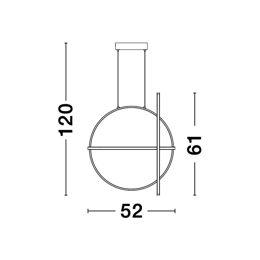Hanglamp Arte, zwart