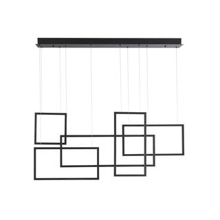 Hanglamp Cornice, zwart