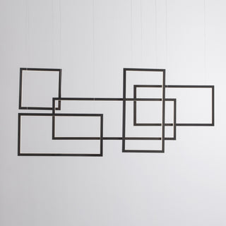 Hanglamp Cornice, zwart