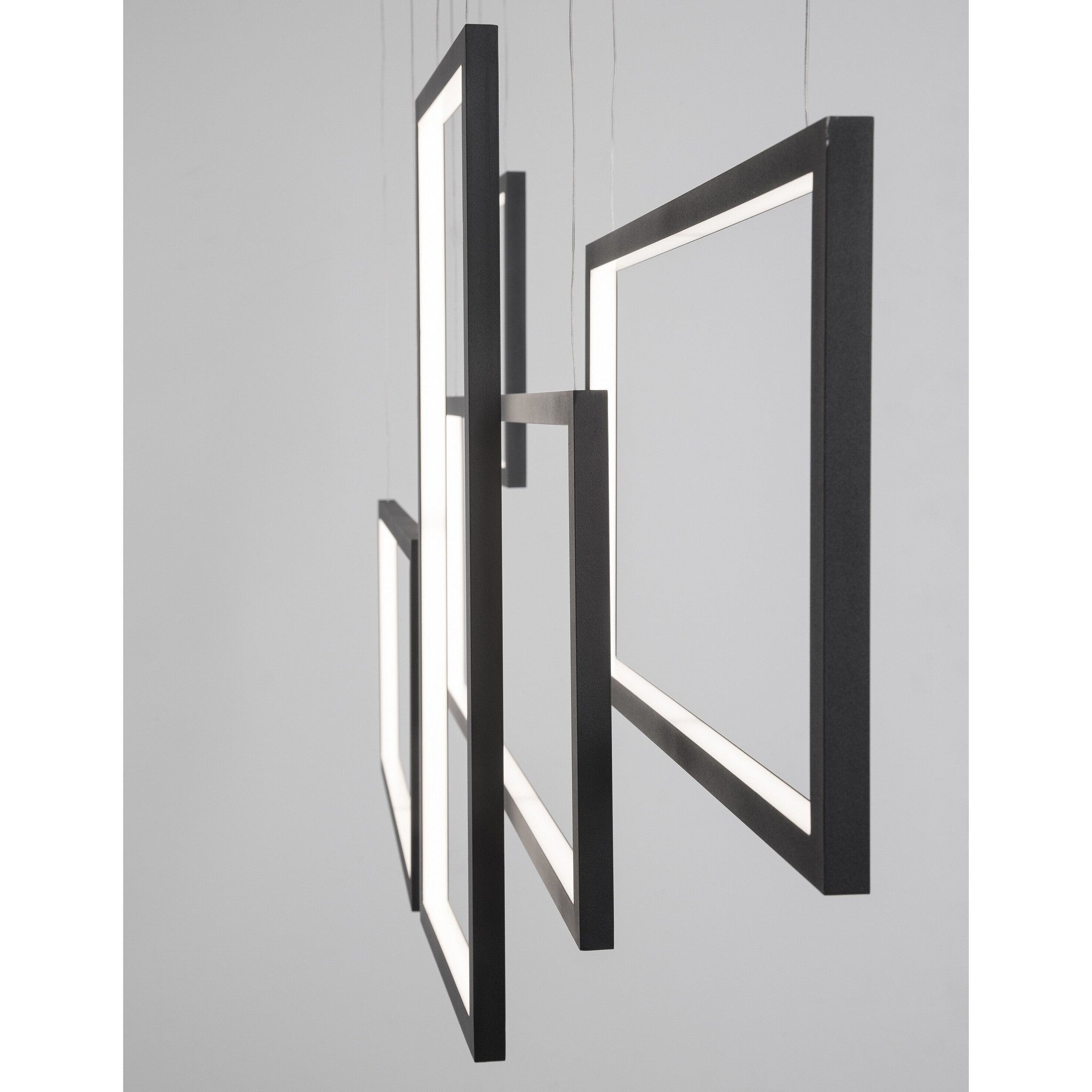 Hanglamp Cornice, zwart