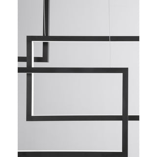 Hanglamp Cornice, zwart