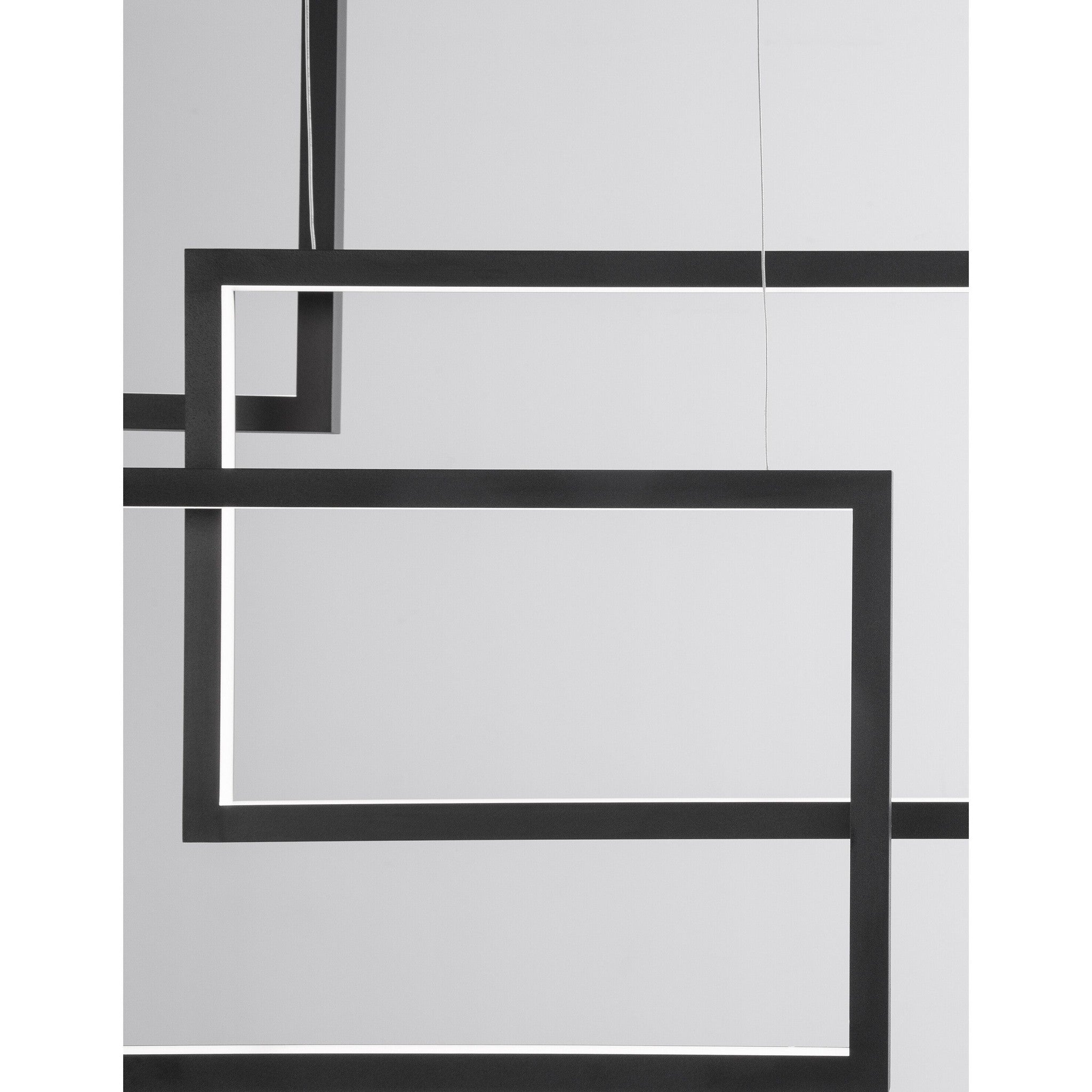 Hanglamp Cornice, zwart