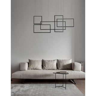 Hanglamp Cornice, zwart