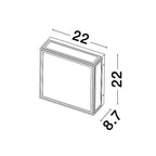 Wandlamp buiten Sorren, antraciet