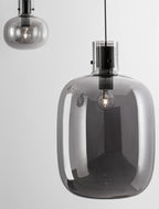 Hanglamp Cinzia Gerookt glas 9236540, zwart