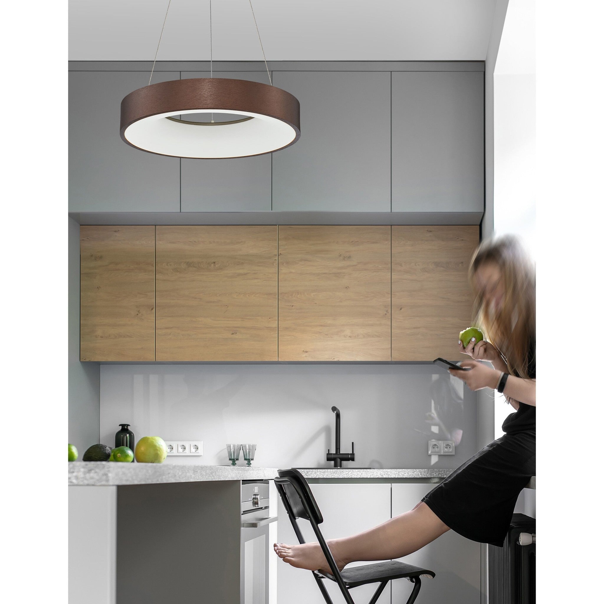 Suspension Rando Thin DIM, argent