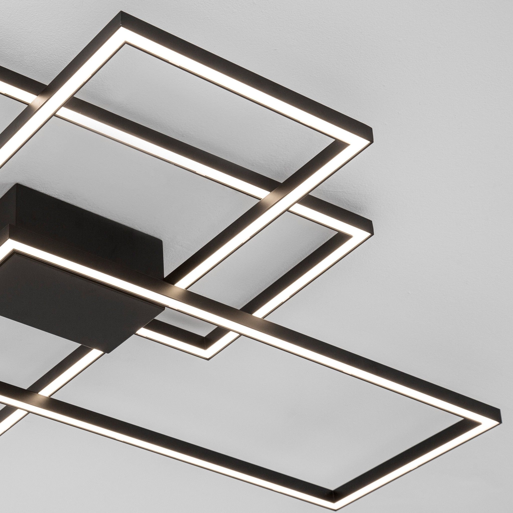 Ceiling lamp Bilbao, black