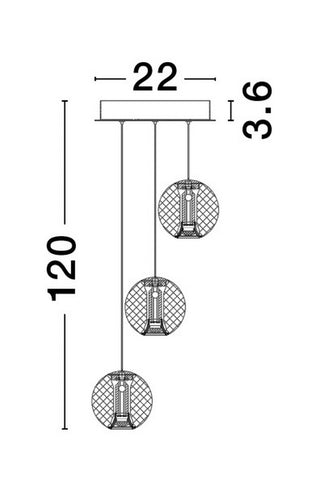 Hanglamp Brillante DIM