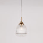 Hanglamp Mond / helder glas E14, goud