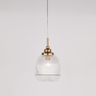Hanglamp Mond / helder glas E14, goud