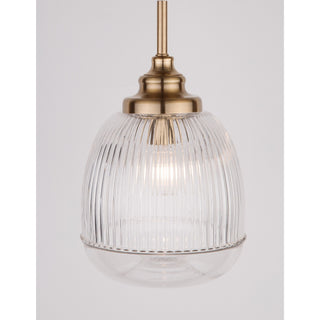 Hanglamp Mond / helder glas E14, goud