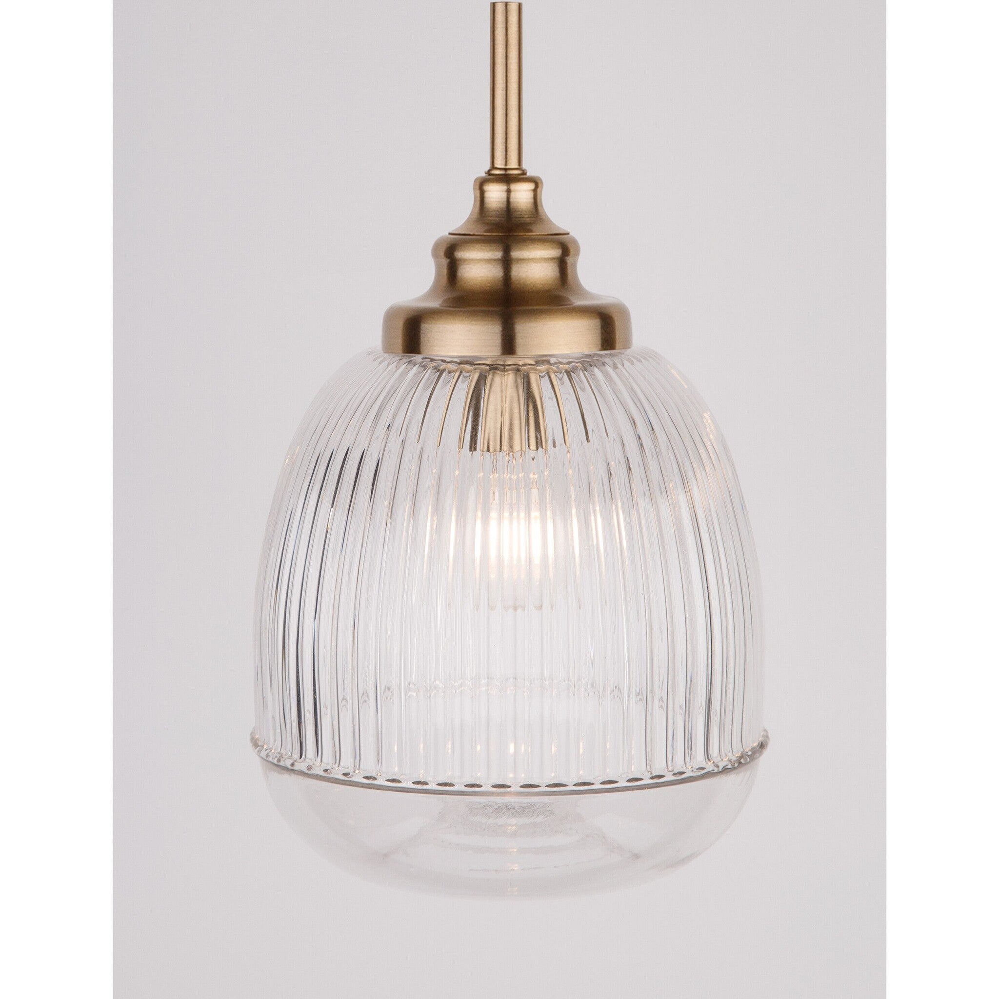 Hanglamp Mond / helder glas E14, goud