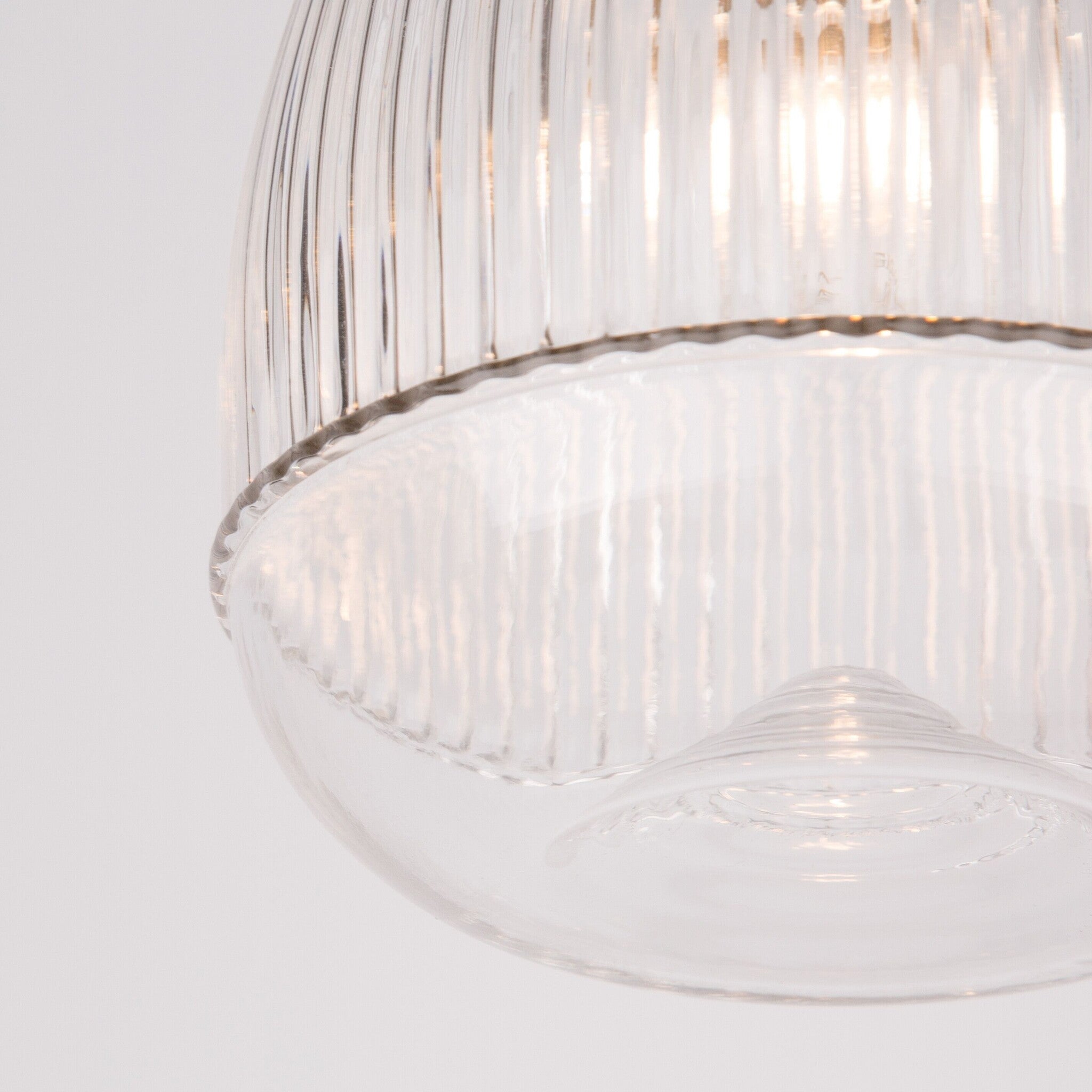 Hanglamp Mond / helder glas E14, goud