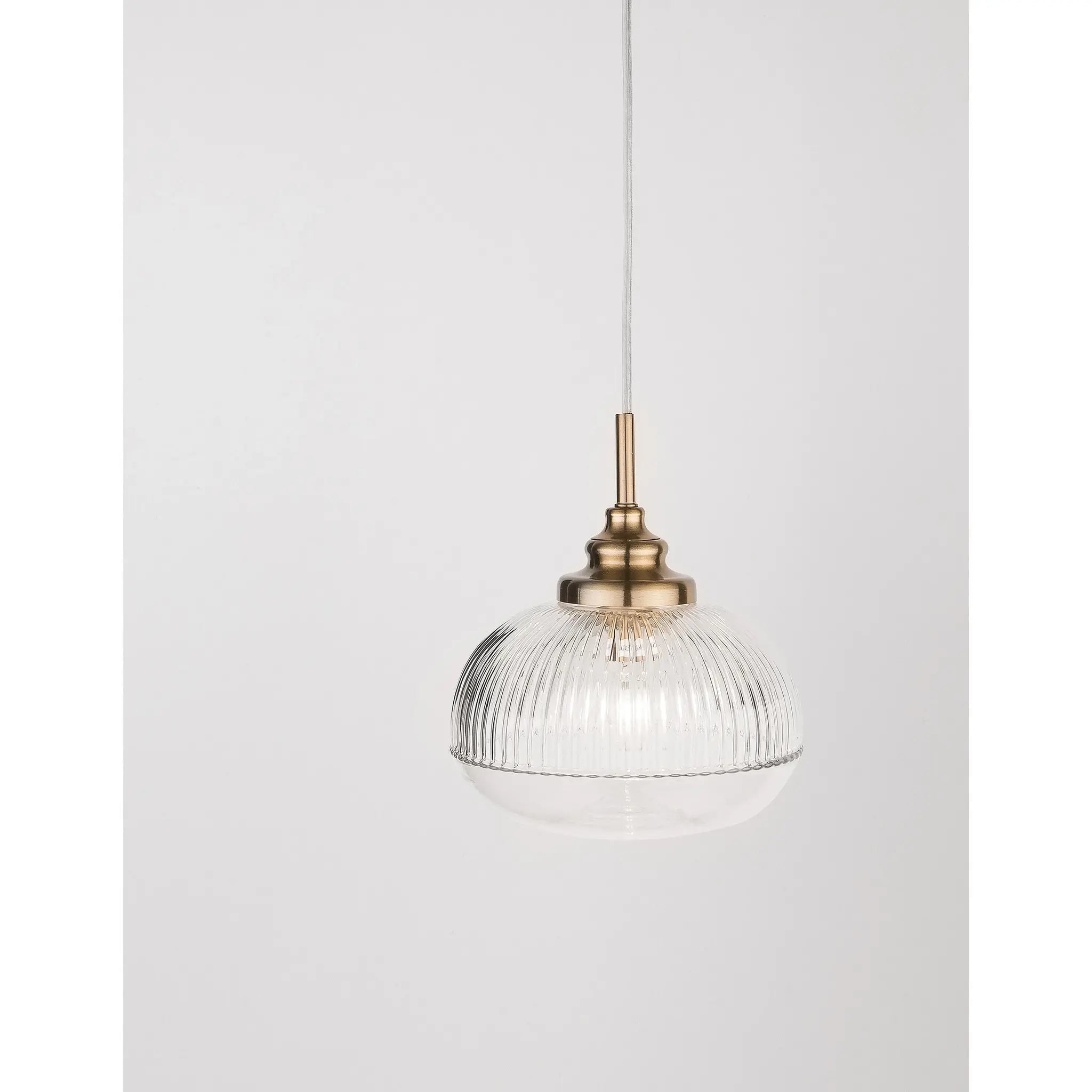 Hanglamp Mond / helder glas E14, goud