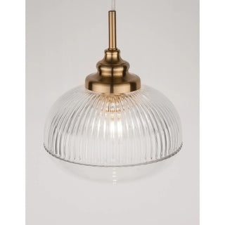Hanglamp Mond / helder glas E14, goud