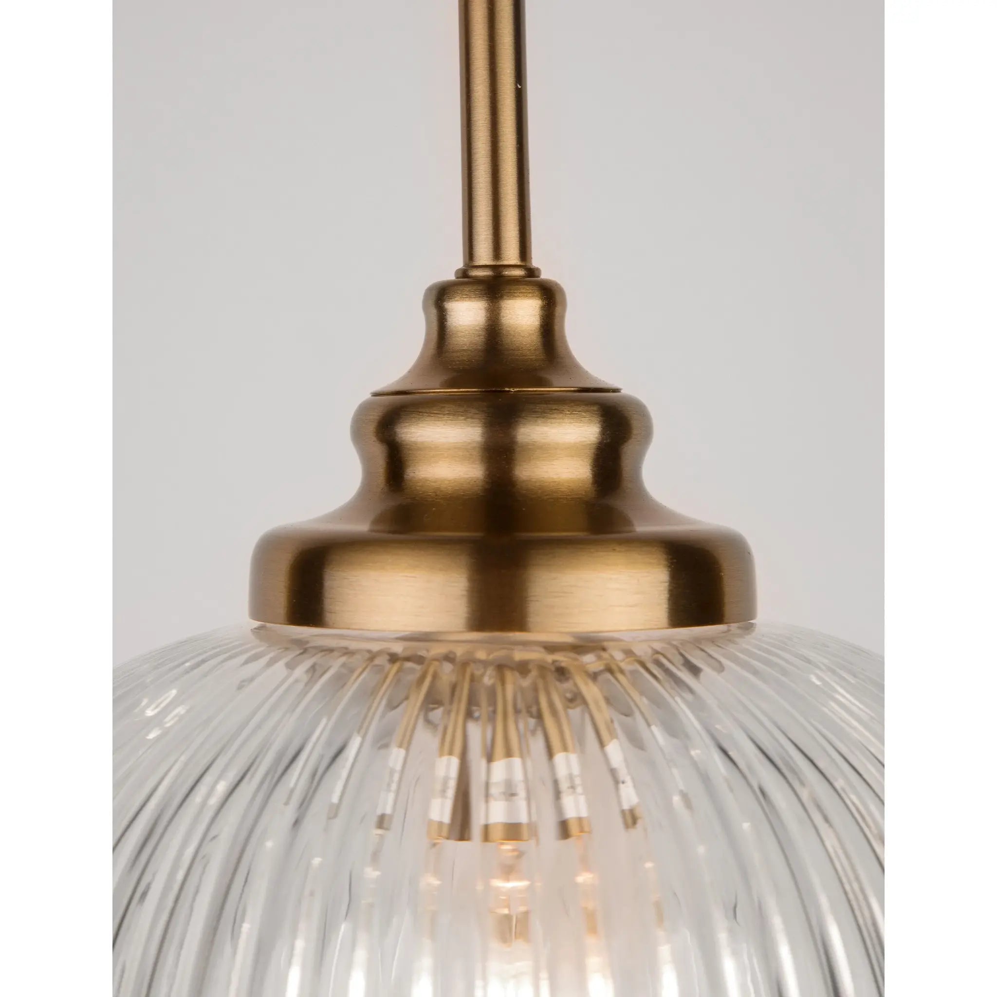 Hanglamp Mond / helder glas E14, goud