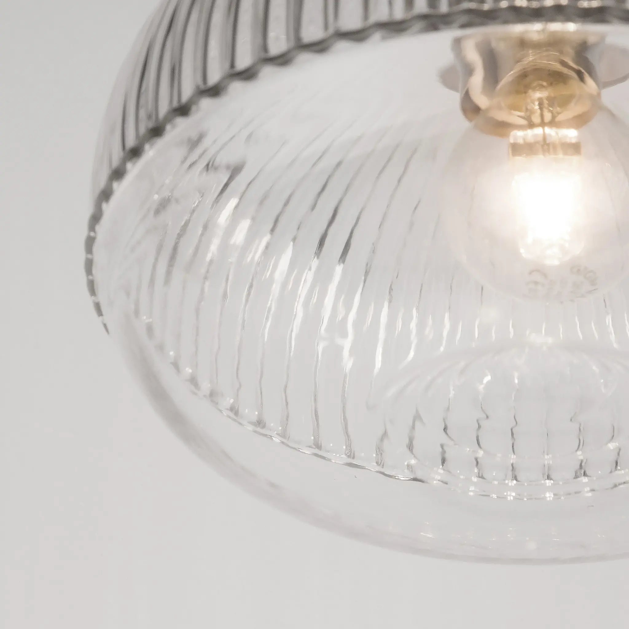 Hanglamp Mond / helder glas E14, goud