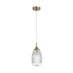 Hanglamp Mond / helder glas E14, goud