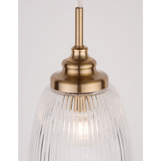 Hanglamp Mond / helder glas E14, goud