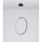 Hanglamp Ring, zwart