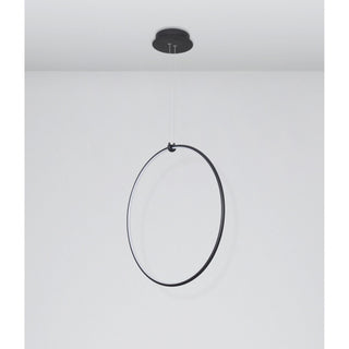 Hanglamp Ring, zwart