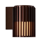 Nordlux Aludra wall light Seaside brown metallic