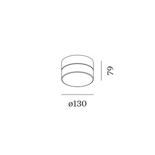 BLAS 1.0 plafonnier rond LED 3000K
