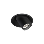 Wever & Ducré BLIEK ROUND 1.0 LED half-inbouwspot – verkrijgbaar in 3 kleuren – draadveren