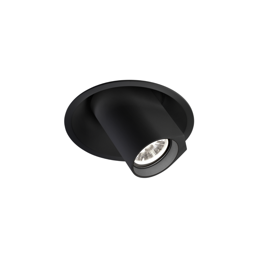 Wever & Ducré BLIEK ROUND 1.0 LED half-inbouwspot – verkrijgbaar in 3 kleuren – draadveren