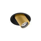 Wever & Ducré BLIEK ROUND 1.0 LED half-inbouwspot – verkrijgbaar in 3 kleuren – bladveren