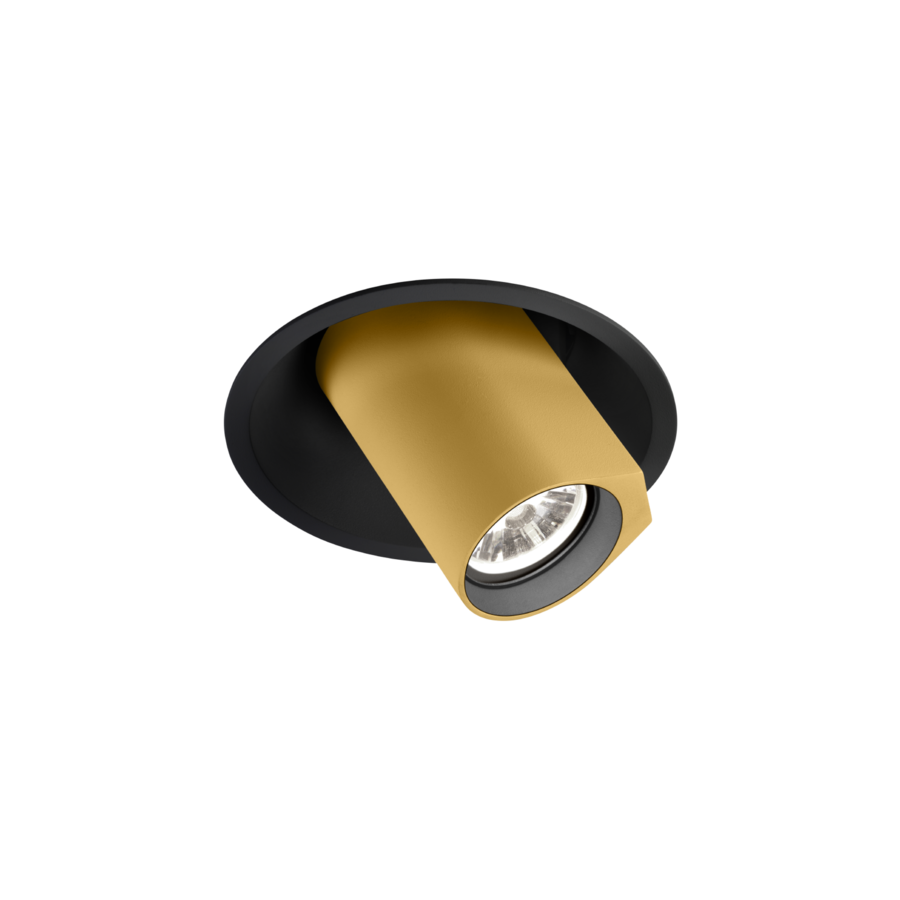 Wever & Ducré BLIEK ROUND 1.0 LED half-inbouwspot – verkrijgbaar in 3 kleuren – bladveren