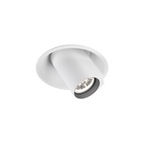 Wever & Ducré BLIEK ROUND 1.0 LED half-inbouwspot – verkrijgbaar in 3 kleuren – draadveren