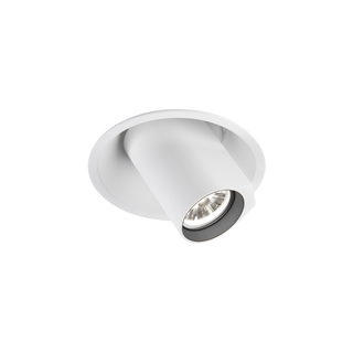 Wever & Ducré BLIEK ROUND 1.0 LED half-inbouwspot – verkrijgbaar in 3 kleuren – draadveren