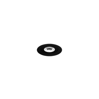 BLINK trim 1.0 ronde inbouwvloerspot LED 3000K zwart mat