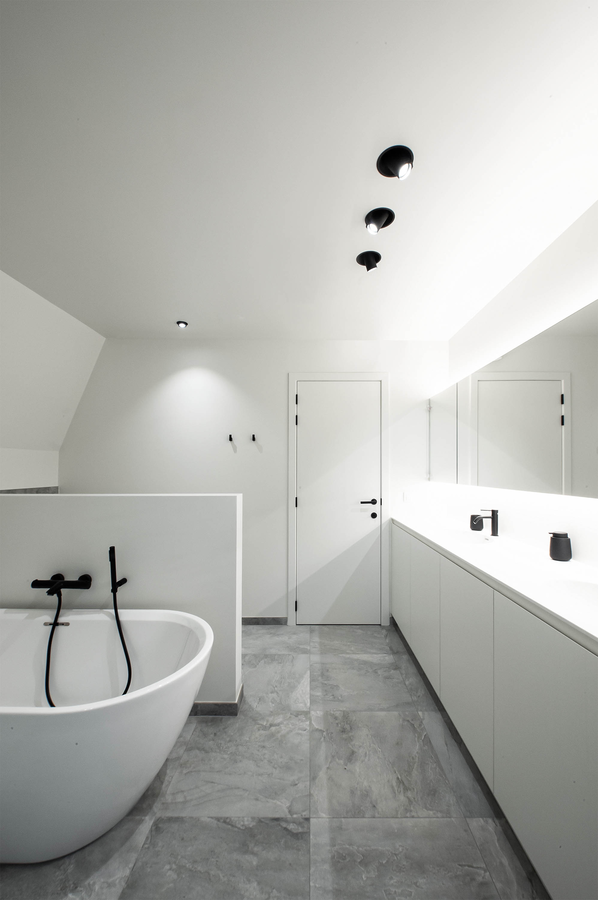 Wever & Ducré BLIEK ROUND 1.0 LED half-inbouwspot – verkrijgbaar in 3 kleuren – bladveren