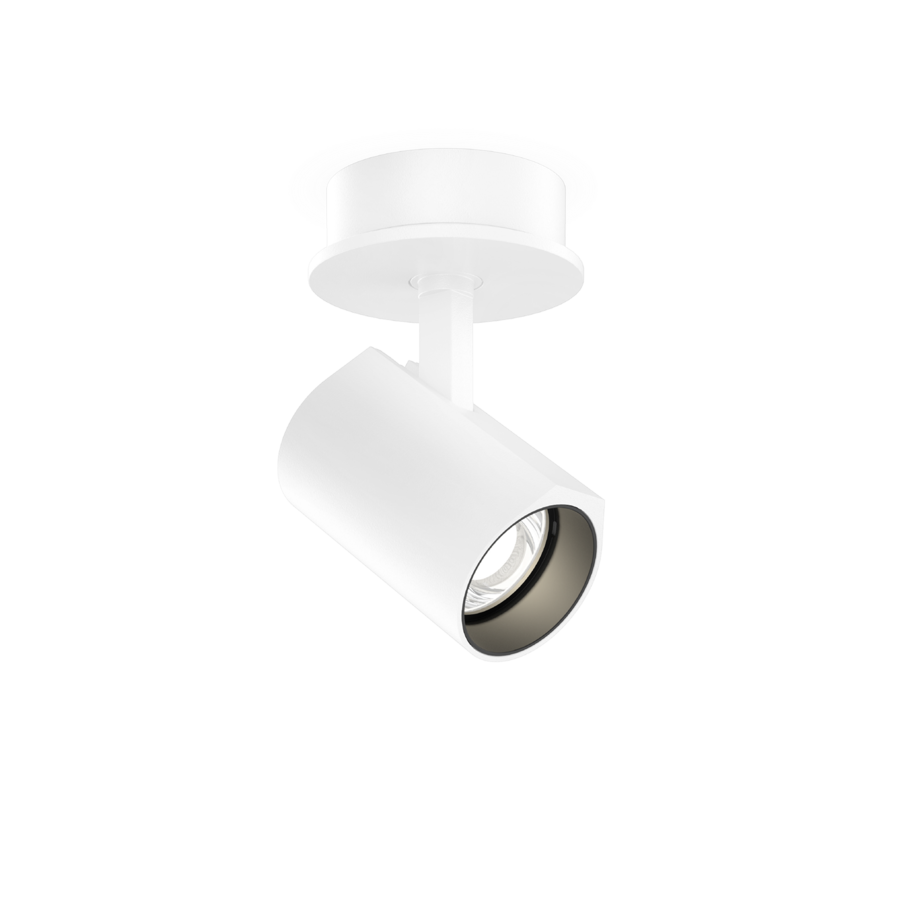 Wever & Ducré CENO SEMI RECESSED 1.0 semi-recessed spot – available in 2 colours
