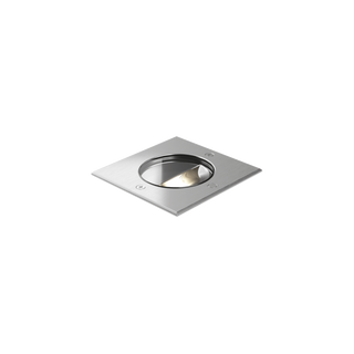 CHART ASYM 1.2 spot encastré de sol carré LED 3000K inox