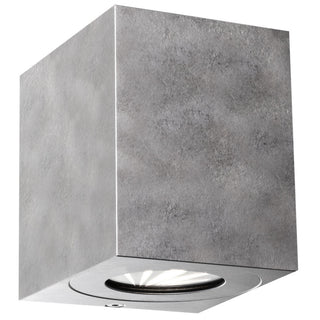 Nordlux Canto Kubi 2 wandlamp gegalvaniseerd