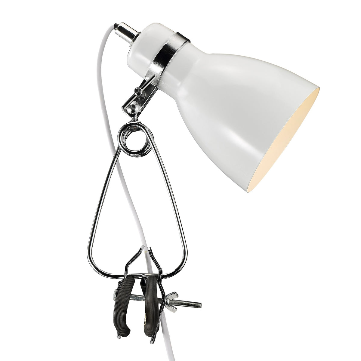 Nordlux Cyclone clamp lamp white