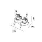 Wever & Ducré DEEP ADJUST 2.0 LED spot encastrable orientable – disponible en 4 couleurs