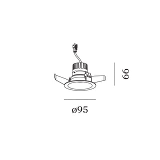 Wever & Ducré DEEP IQ 1.0 recessed spot – available in 4 colours