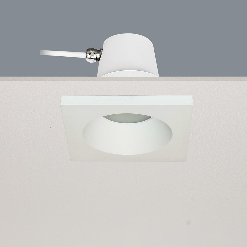 Bados square recessed spotlight