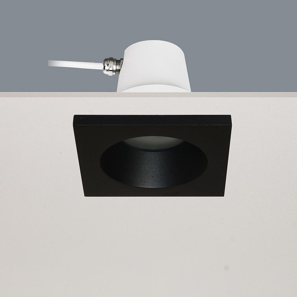 Bados square recessed spotlight