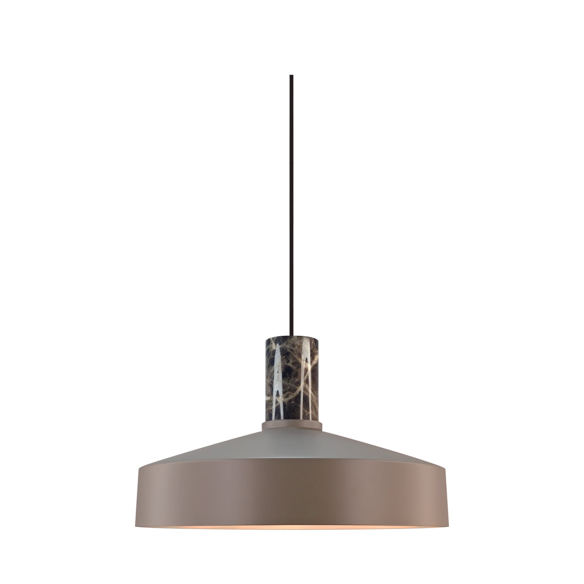 Nordlux Elvas Marble hanglamp lichtbruin