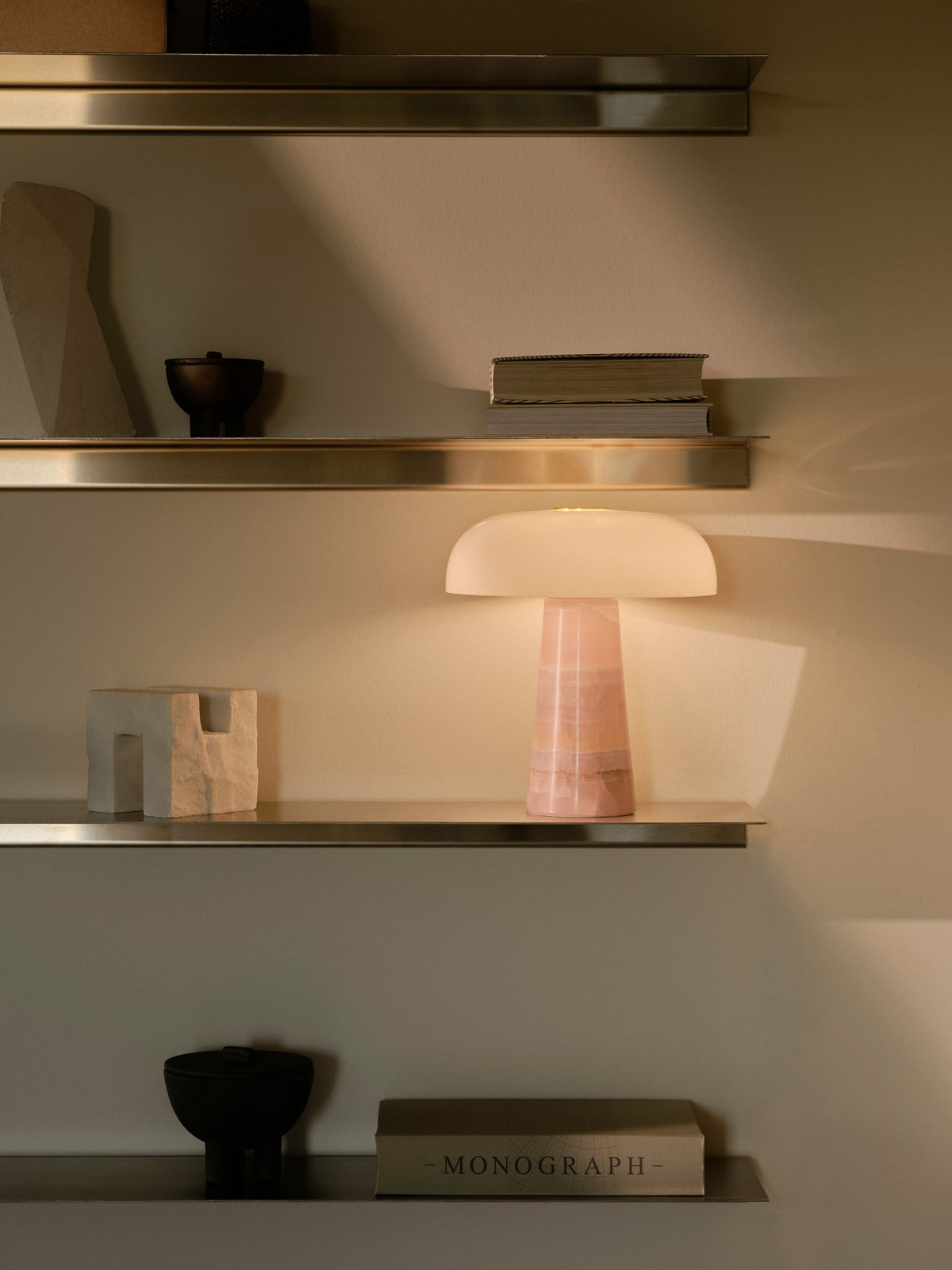 Design for The People Glossy Mini lampe de table rose