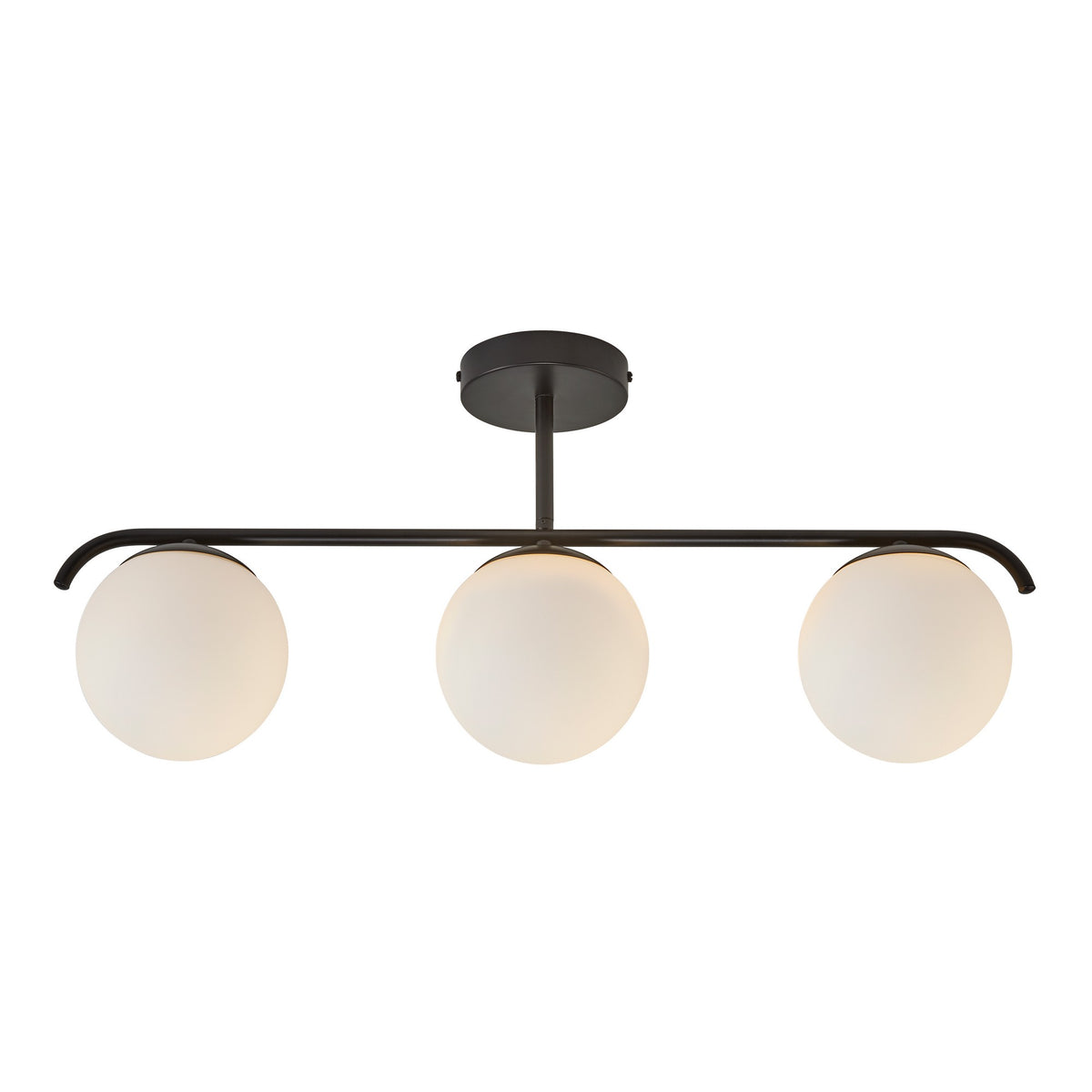Nordlux Grant 3-Spot plafondlamp zwart