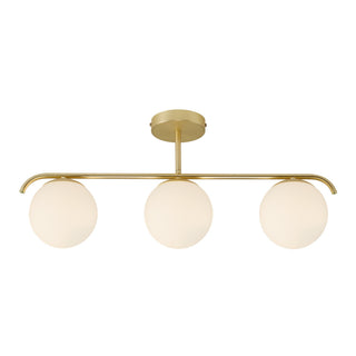 Nordlux Grant 3-Spot plafondlamp messing