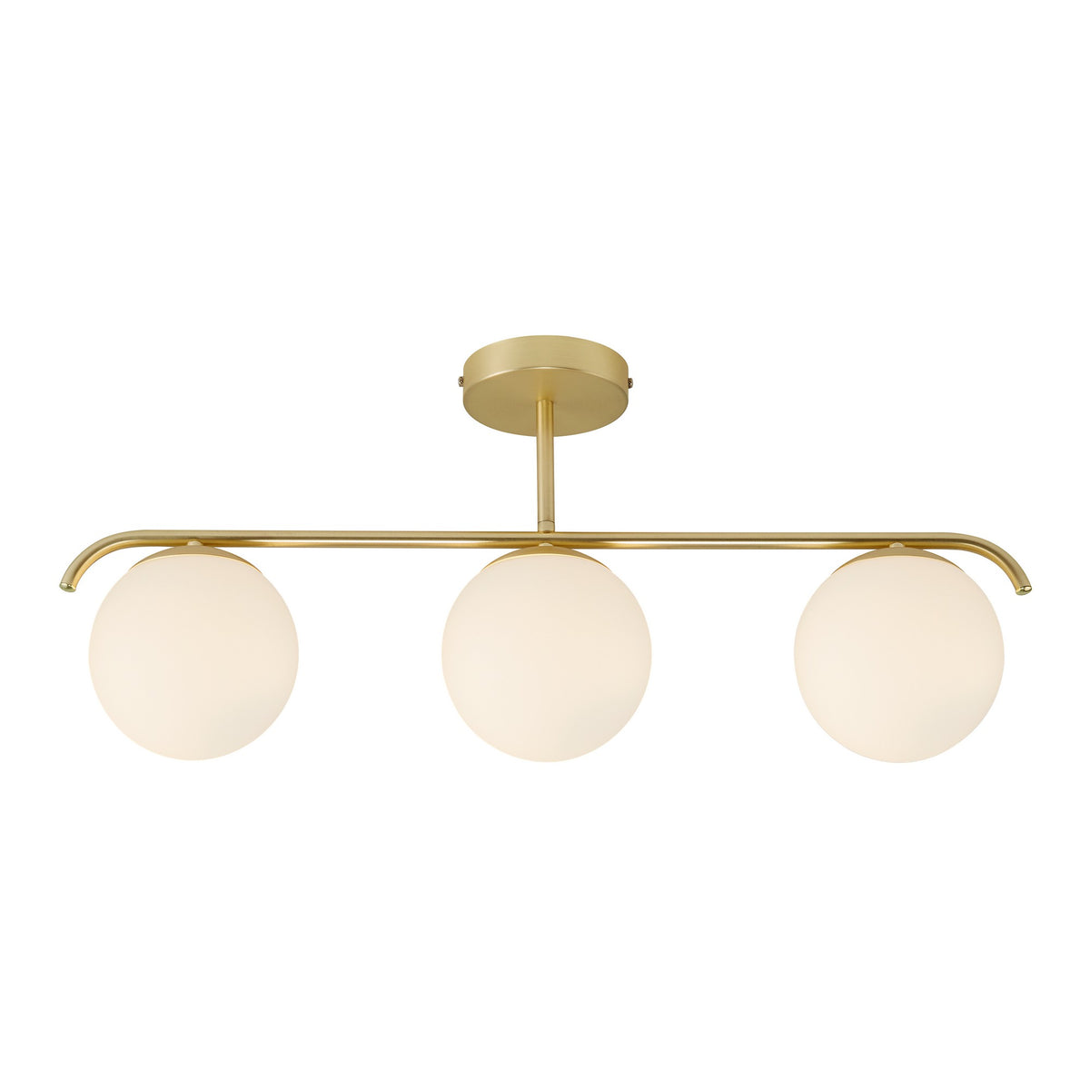 Nordlux Grant 3-Spot plafondlamp messing