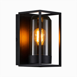 Nordlux Griffin wandlamp rookglas