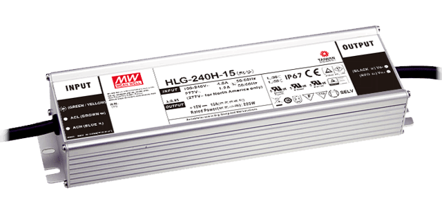 Alimentation LED Mean Well HLG-240H-12A